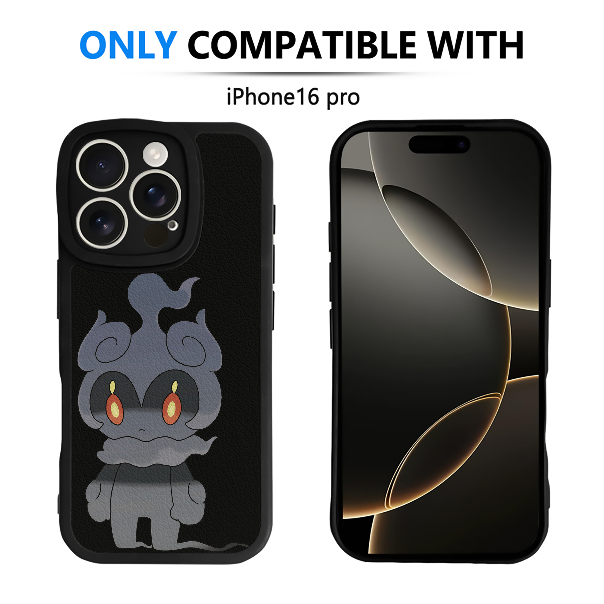 （画像用） ポケットモンスター Pokémon 【iPhone 16シリーズ対応】シリコンスマホケース（レザー調） 材質：シリコン